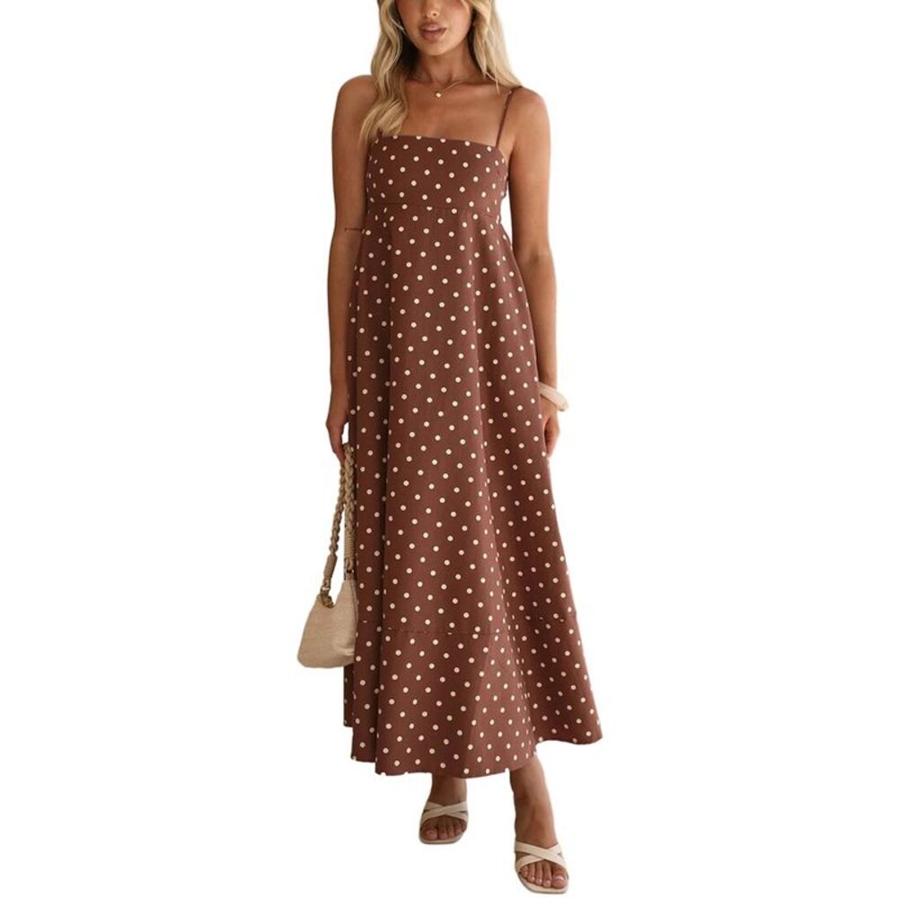 Oloey Womens  Printed Maxi Dress